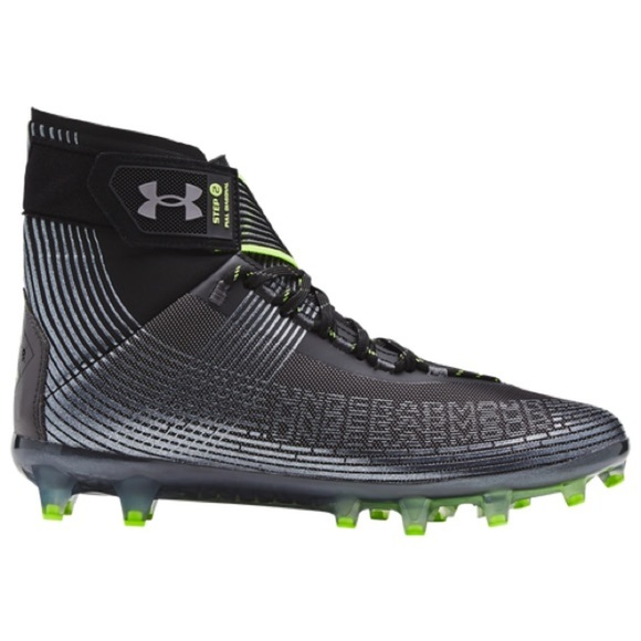 Under Armour Mens Highlight MC Football Cleat | Color: Black/Jet Grey | NEW/NWOB - Picture 1 of 10
